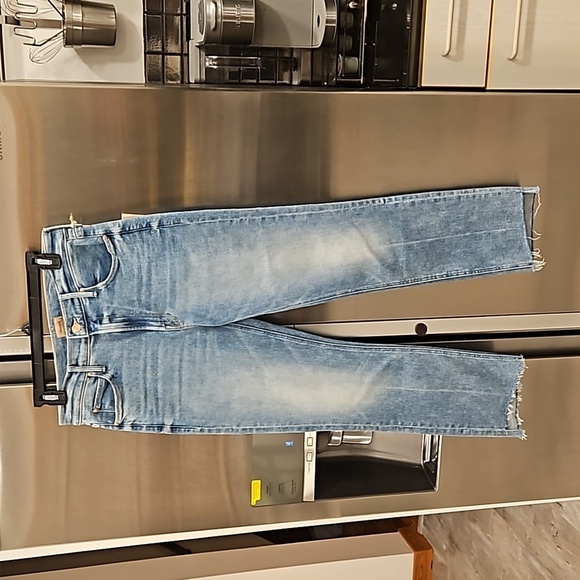 💕MOTHER💕 The Mid Rise Dazzler Ankle Step Fray Jeans ~ Ropin' & Ridin' 30 NWT - Picture 8 of 16